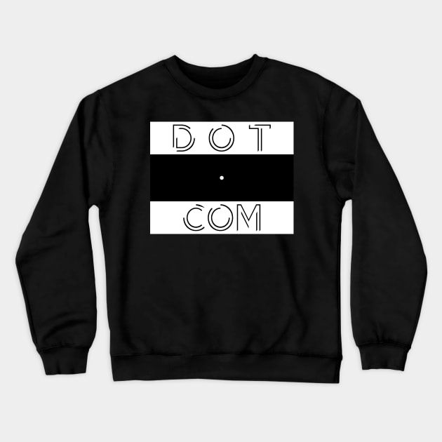 Dot Com Crewneck Sweatshirt by Slave Of Yeshua